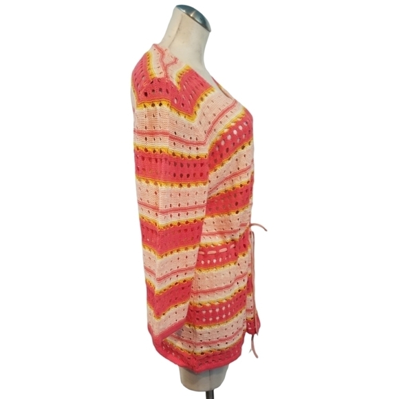 3/$25 NWOT Liz Claiborne Size XL Drawstring Cardigan Sweater - Picture 2 of 6